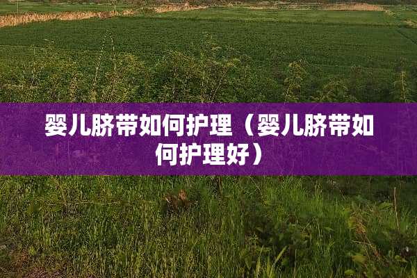 婴儿脐带如何护理（婴儿脐带如何护理好）