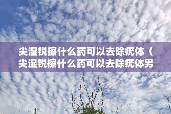 尖湿锐擦什么药可以去除疣体（尖湿锐擦什么药可以去除疣体男性）