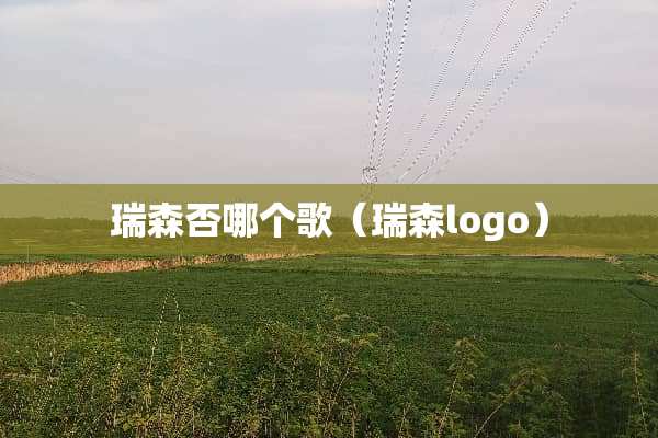 瑞森否哪个歌（瑞森logo）
