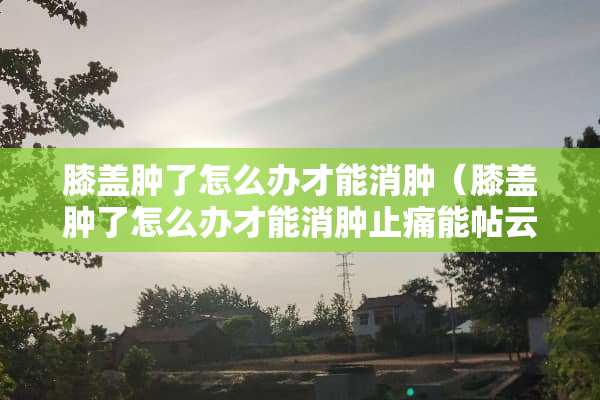 膝盖肿了怎么办才能消肿（膝盖肿了怎么办才能消肿止痛能帖云南白药膏药吗）