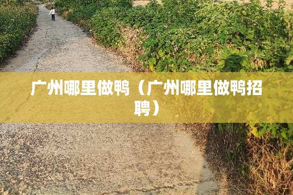 广州哪里做鸭（广州哪里做鸭招聘）