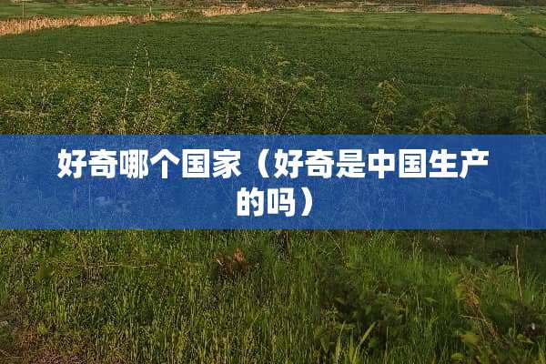 好奇哪个国家（好奇是中国生产的吗）