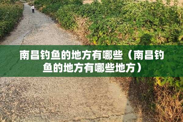 南昌钓鱼的地方有哪些（南昌钓鱼的地方有哪些地方）