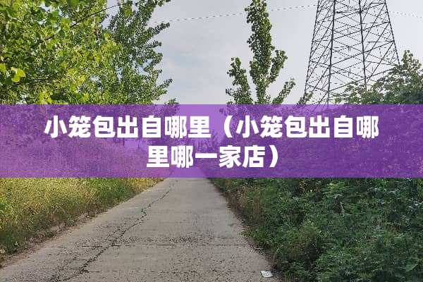 小笼包出自哪里（小笼包出自哪里哪一家店）