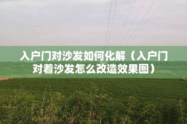 入户门对沙发如何化解（入户门对着沙发怎么改造效果图）