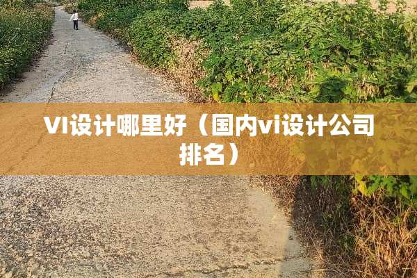 VI设计哪里好（国内vi设计公司排名）