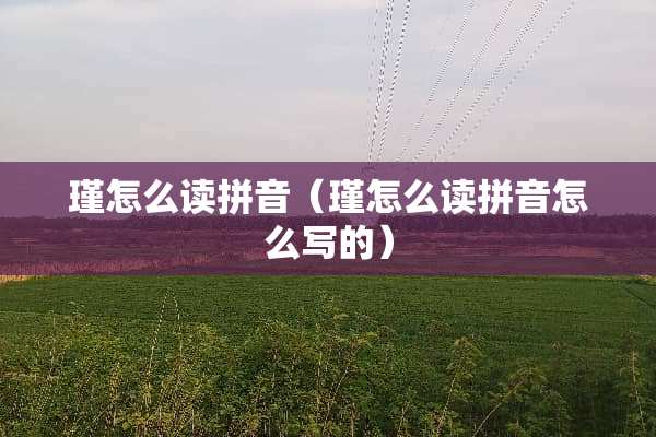瑾怎么读拼音（瑾怎么读拼音怎么写的）