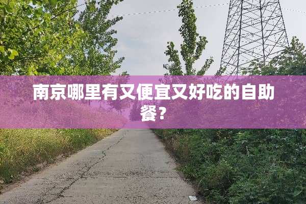 南京哪里有又便宜又好吃的自助餐？