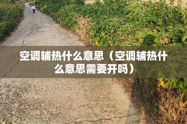 空调辅热什么意思（空调辅热什么意思需要开吗）