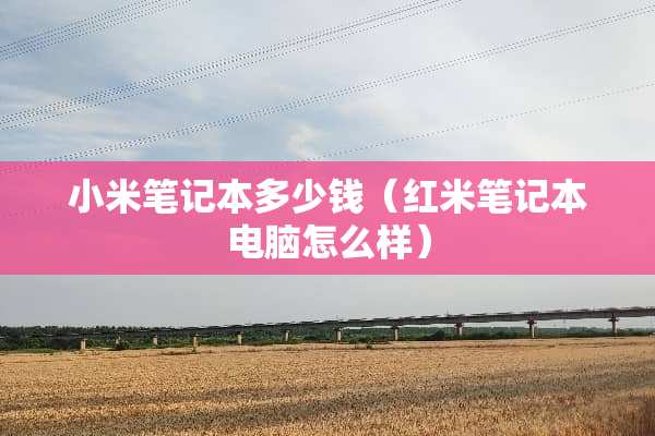 小米笔记本多少钱（红米笔记本电脑怎么样）