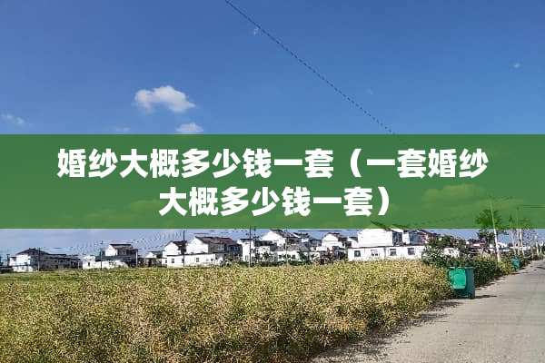 婚纱大概多少钱一套（一套婚纱大概多少钱一套）