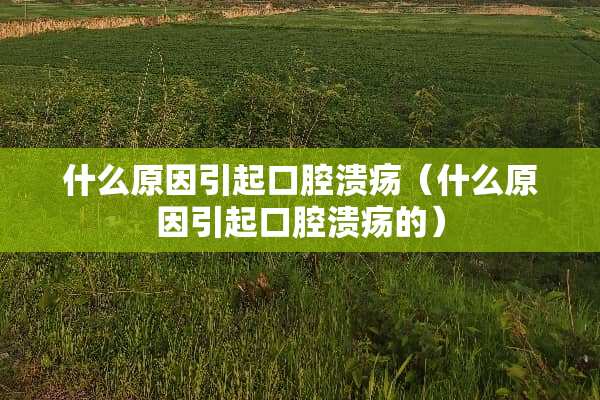 什么原因引起口腔溃疡（什么原因引起口腔溃疡的）