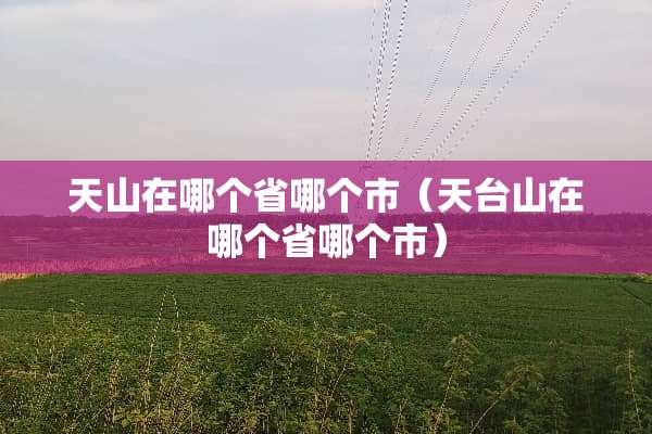 天山在哪个省哪个市（天台山在哪个省哪个市）