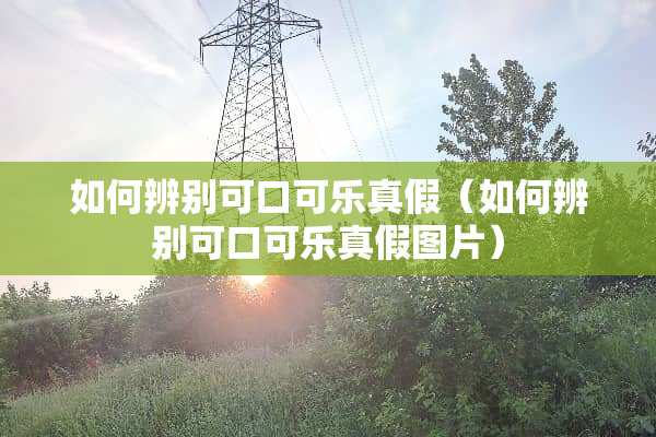 如何辨别可口可乐真假（如何辨别可口可乐真假图片）