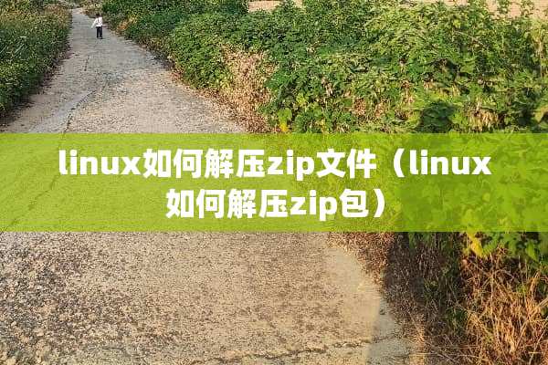 linux如何解压zip文件（linux如何解压zip包）