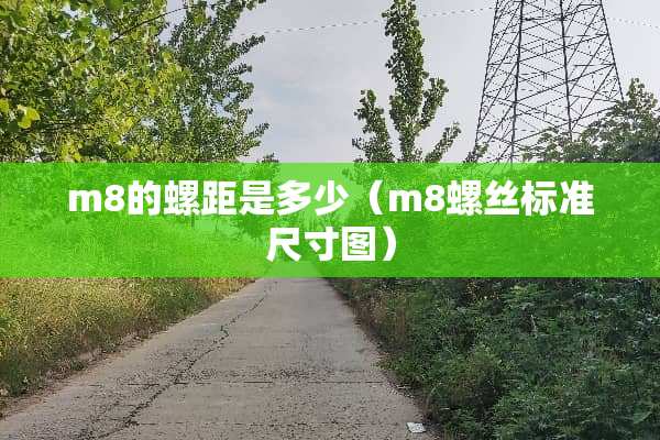 m8的螺距是多少（m8螺丝标准尺寸图）