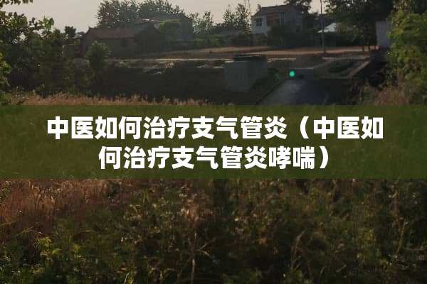 中医如何治疗支气管炎（中医如何治疗支气管炎哮喘）