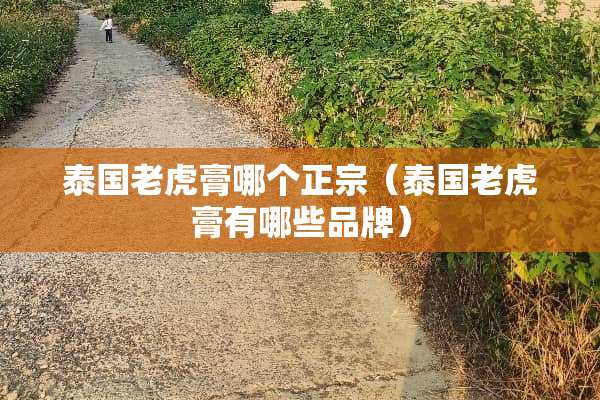 泰国老虎膏哪个正宗（泰国老虎膏有哪些品牌）