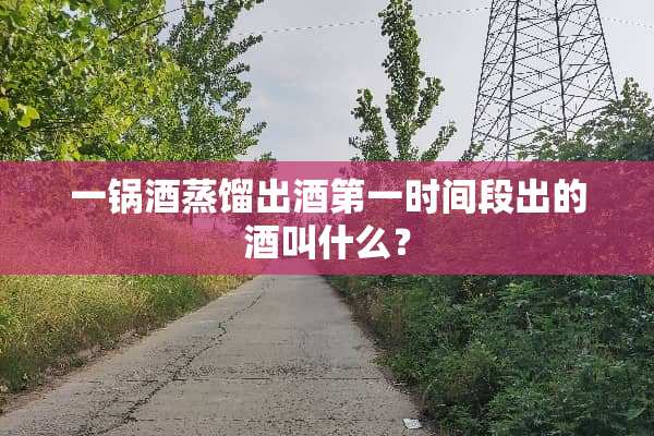 一锅酒蒸馏出酒第一时间段出的酒叫什么？