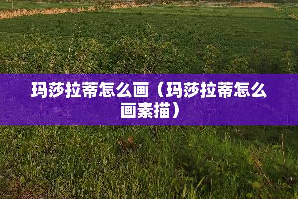 玛莎拉蒂怎么画（玛莎拉蒂怎么画素描）