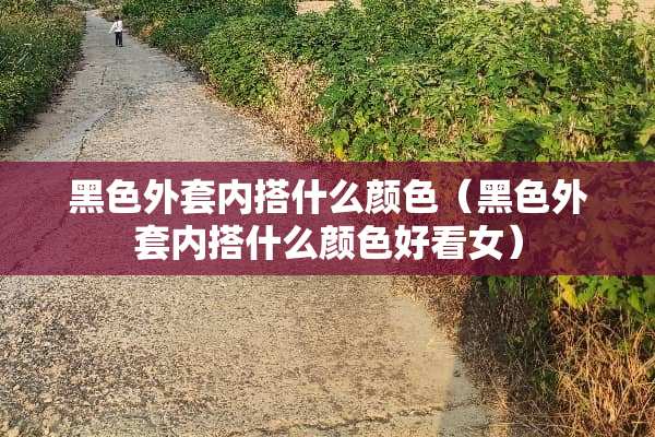 黑色外套内搭什么颜色（黑色外套内搭什么颜色好看女）