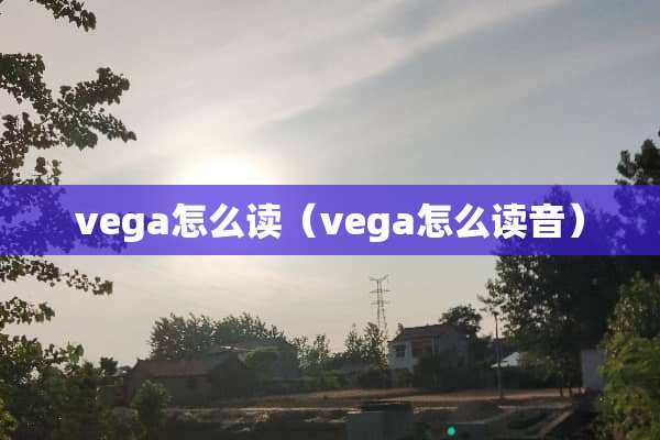 vega怎么读（vega怎么读音）