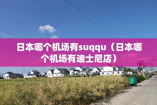 日本哪个机场有suqqu（日本哪个机场有迪士尼店）