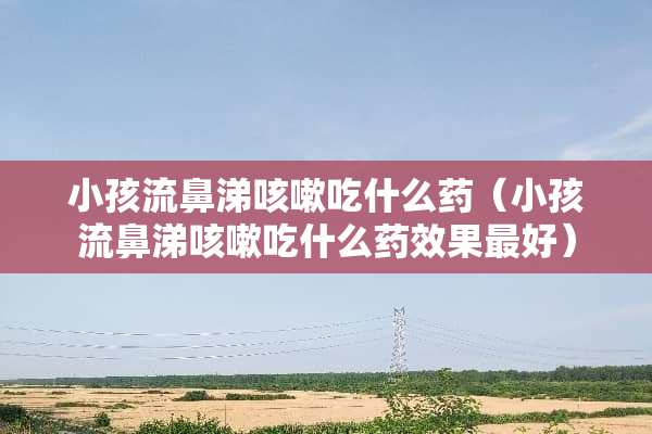小孩流鼻涕咳嗽吃什么药（小孩流鼻涕咳嗽吃什么药效果最好）