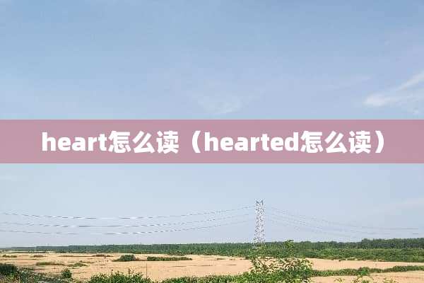 heart怎么读（hearted怎么读）