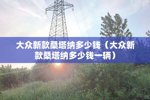 大众新款桑塔纳多少钱（大众新款桑塔纳多少钱一辆）