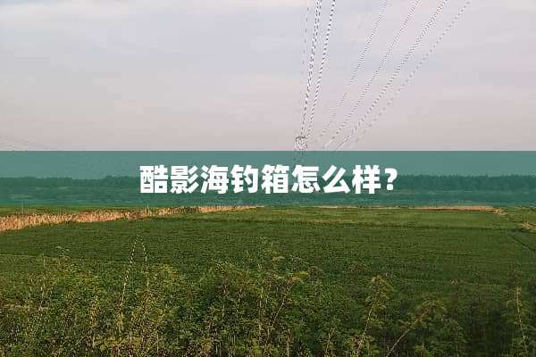 酷影海钓箱怎么样？