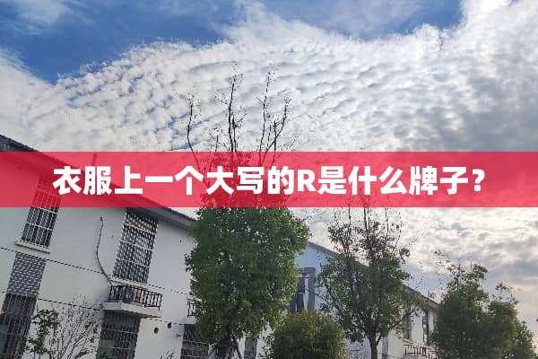 衣服上一个大写的R是什么牌子？