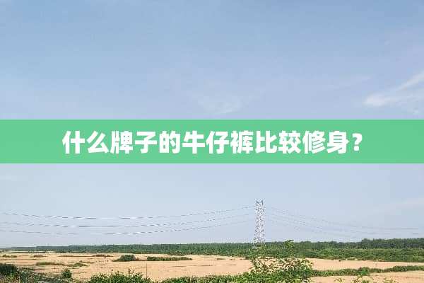 什么牌子的牛仔裤比较修身？