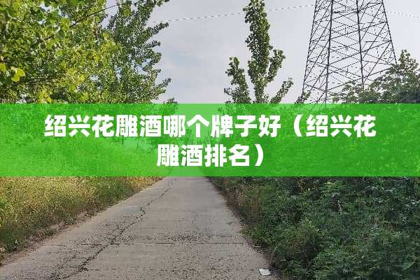 绍兴花雕酒哪个牌子好（绍兴花雕酒排名）