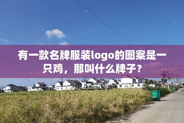 有一款名牌服装logo的图案是一只鸡，那叫什么牌子？