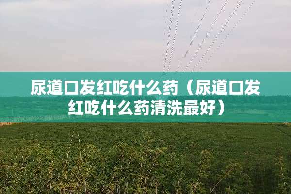 尿道口发红吃什么药（尿道口发红吃什么药清洗最好）
