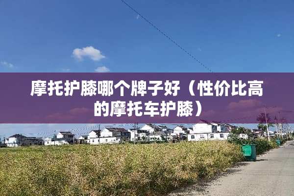 摩托护膝哪个牌子好（性价比高的摩托车护膝）