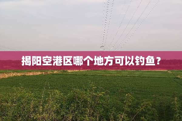 揭阳空港区哪个地方可以钓鱼？