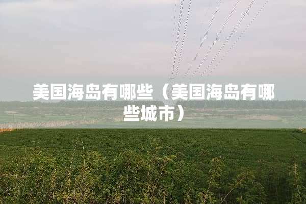 美国海岛有哪些（美国海岛有哪些城市）