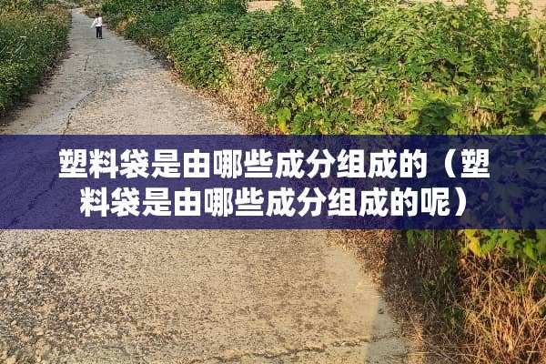 塑料袋是由哪些成分组成的（塑料袋是由哪些成分组成的呢）