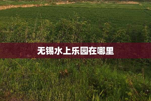 无锡水上乐园在哪里