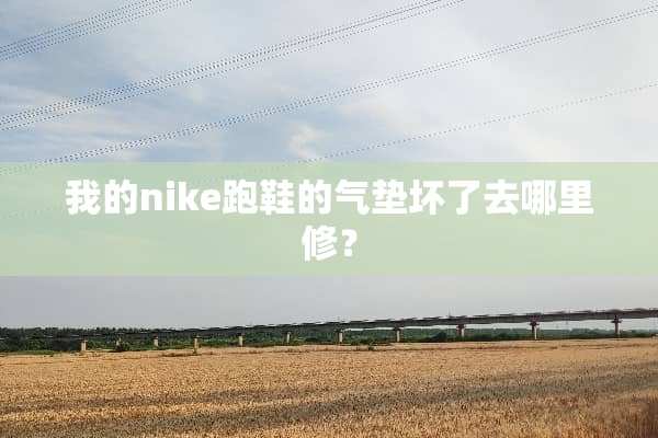 我的nike跑鞋的气垫坏了去哪里修？