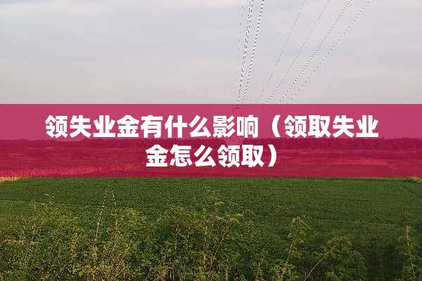 领失业金有什么影响（领取失业金怎么领取）
