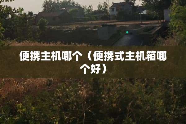 便携主机哪个（便携式主机箱哪个好）