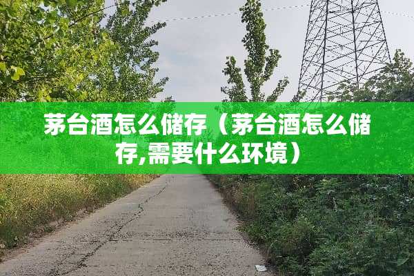 茅台酒怎么储存（茅台酒怎么储存,需要什么环境）