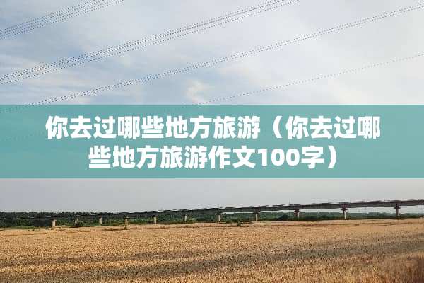 你去过哪些地方旅游（你去过哪些地方旅游作文100字）