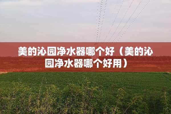 美的沁园***哪个好（美的沁园***哪个好用）
