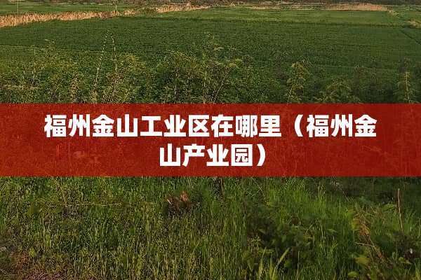 福州金山工业区在哪里（福州金山产业园）