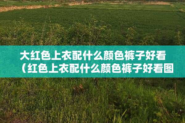 大红色上衣配什么颜色裤子好看（红色上衣配什么颜色裤子好看图片女）