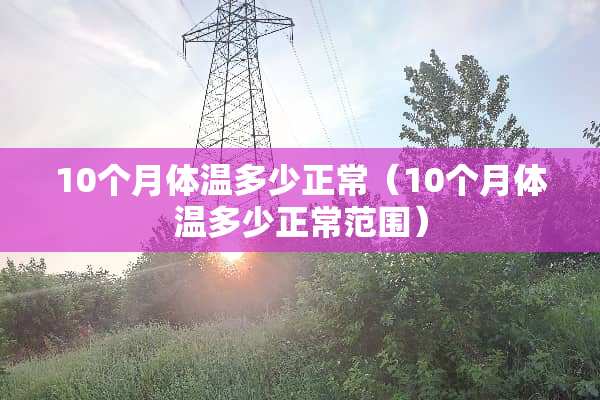 10个月体温多少正常（10个月体温多少正常范围）